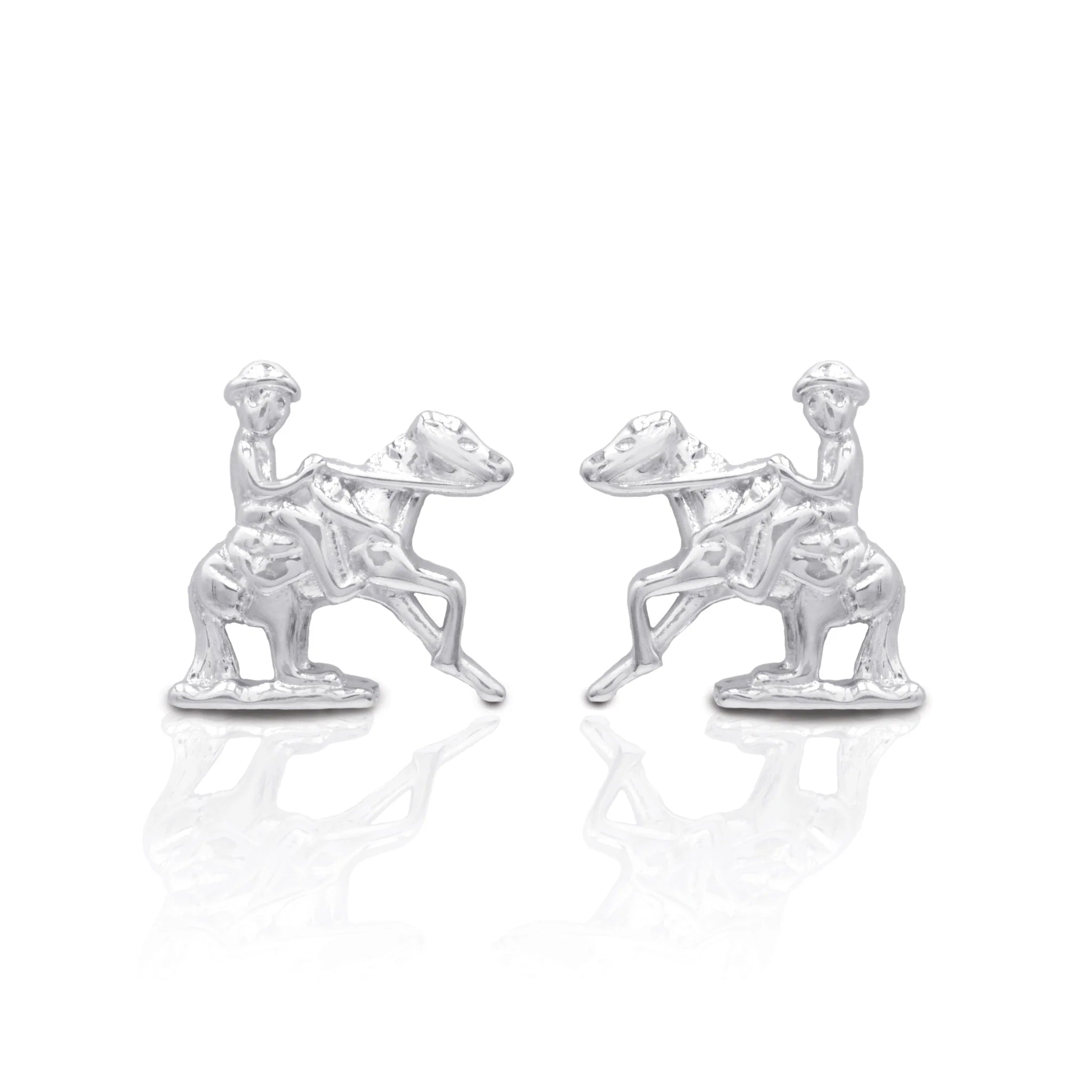 Kelly Herd Reining Horse Earrings - Sterling Silver STYLE ERREINER