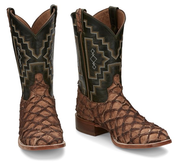 Tony Lama Men's Leviathan Pirarucu Boot STYLE 6082