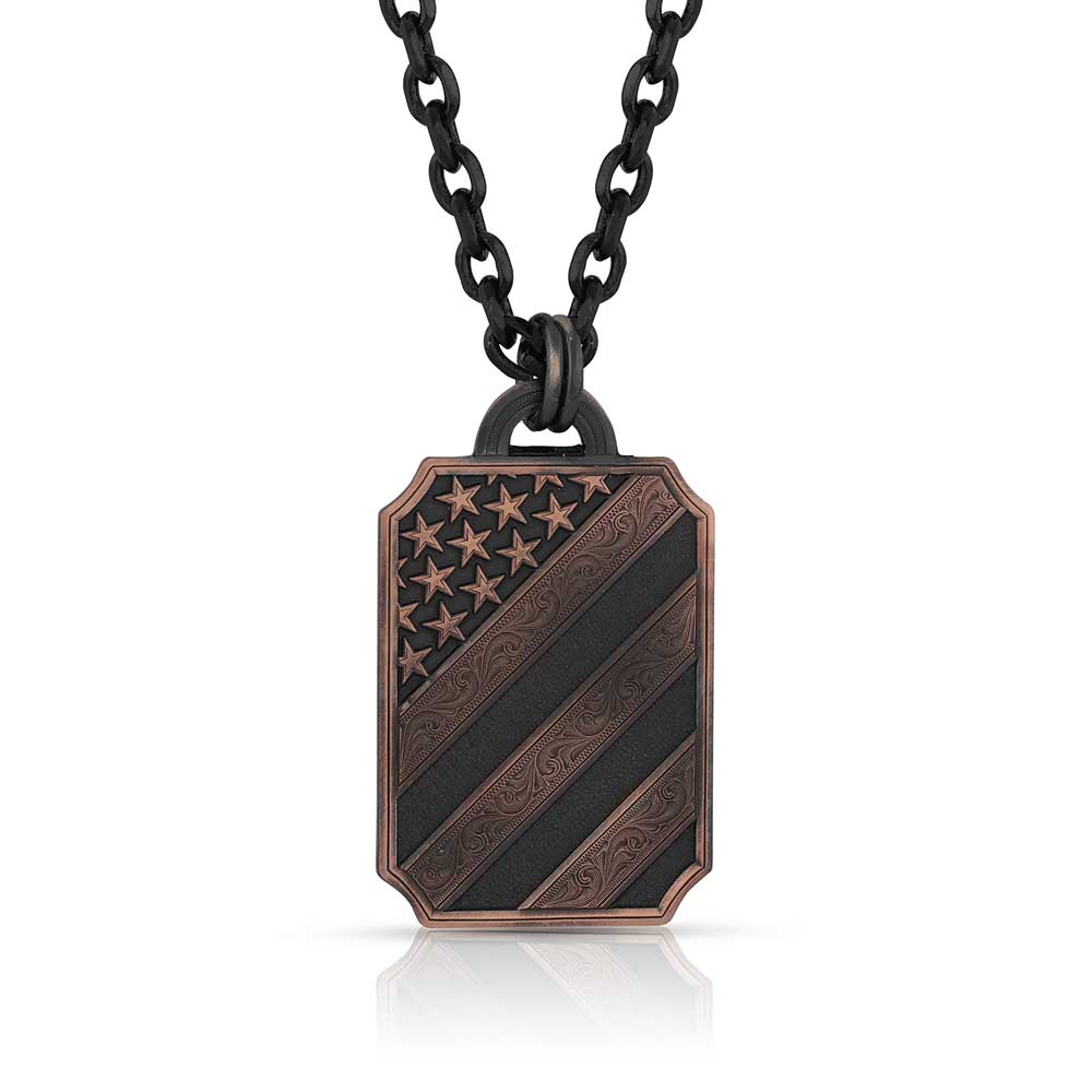 Montana Silversmiths All American Bronze Necklace STYLE NC5066BLB