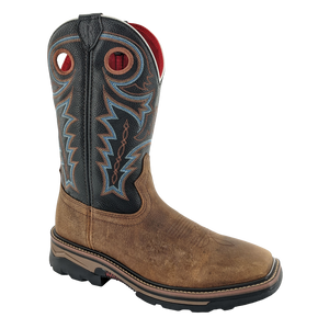 R. Watson Men's Coffee Distressed Buffalo Work Boot STYLE RW1012ST-WP