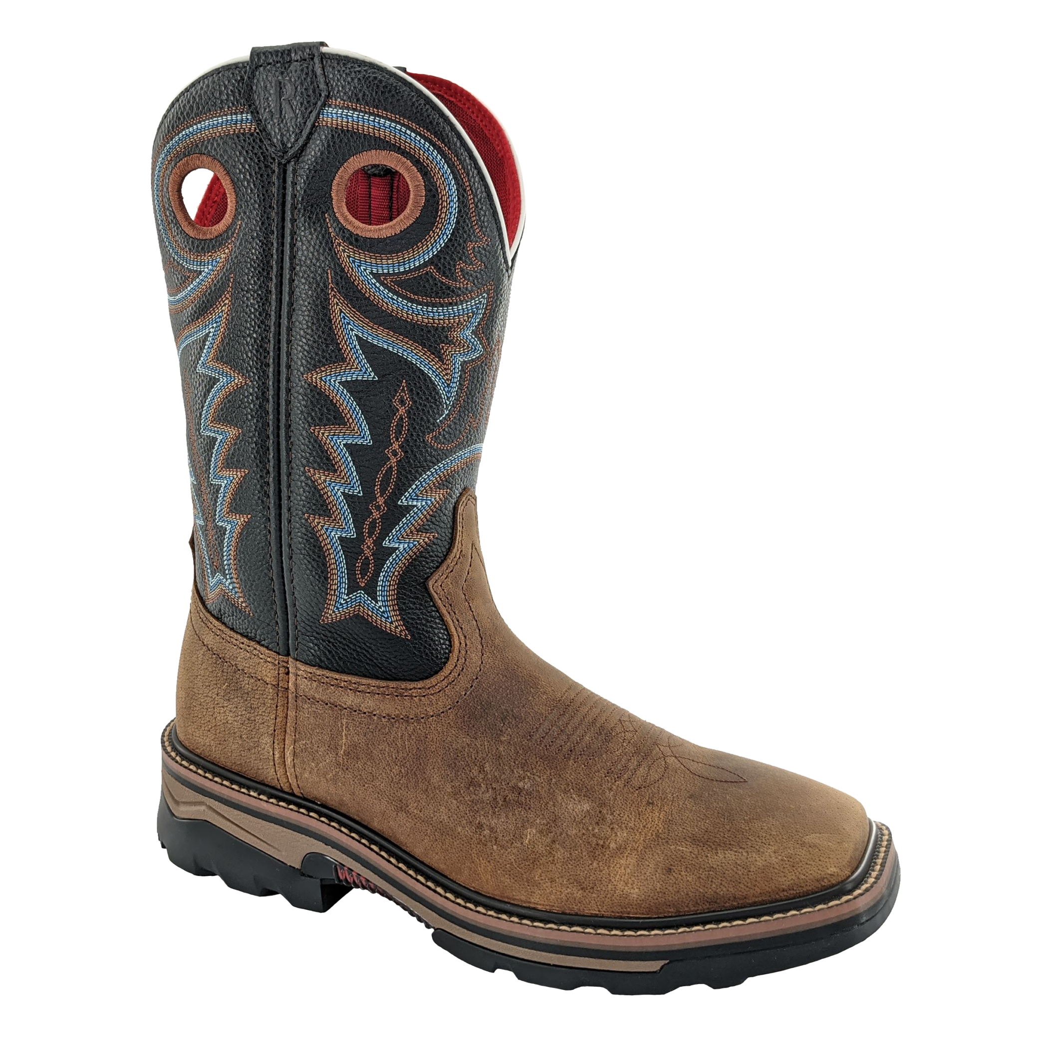 R. Watson Men's Coffee Distressed Buffalo Work Boot STYLE RW1012ST-WP