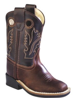 Old West Infant Brown with Brown Stitch Boot STYLE 1807I