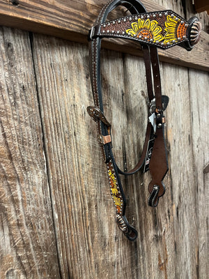 Bar H Equine Headstall STYLE BER172-HS