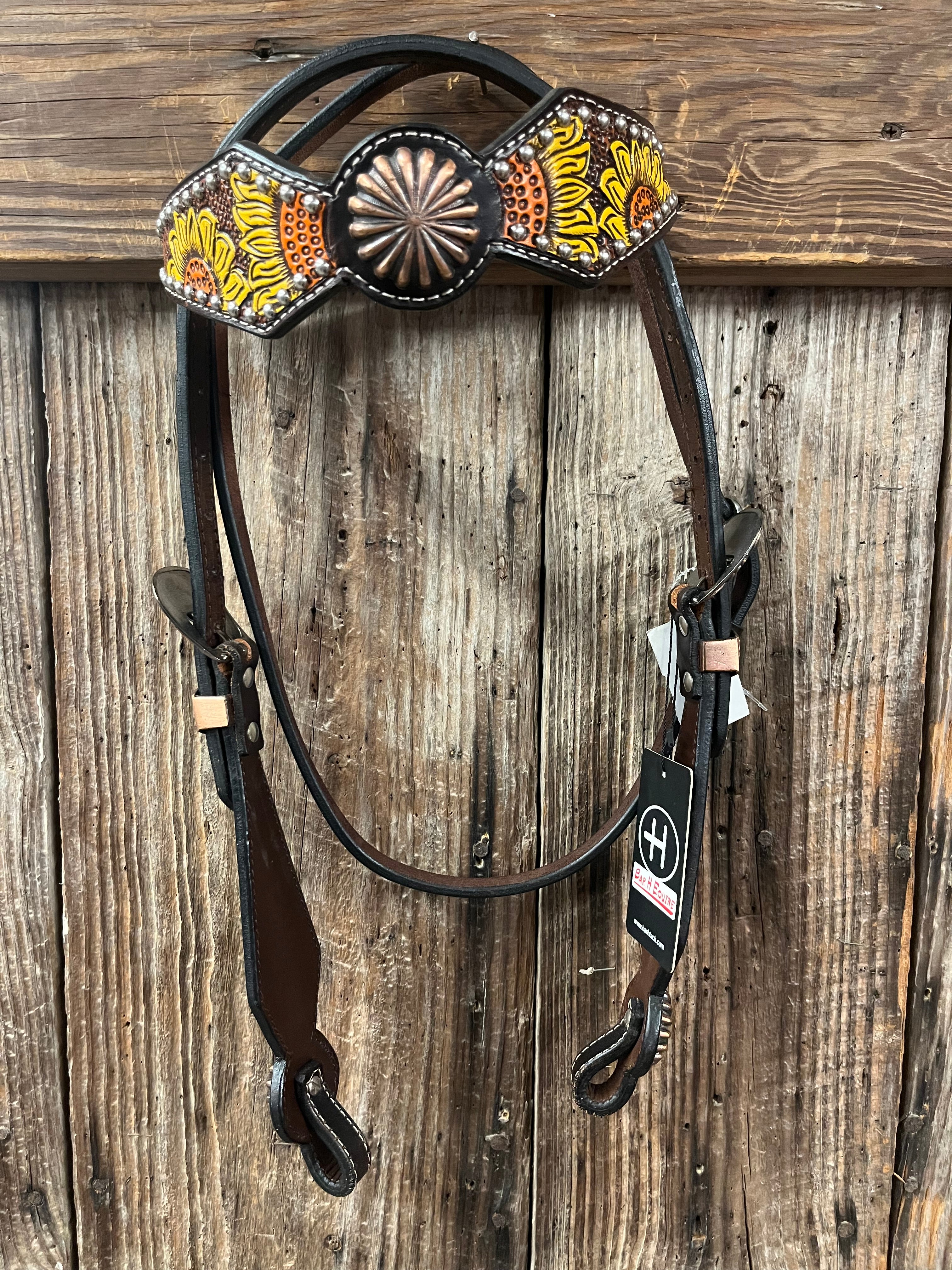 Bar H Equine Headstall STYLE BER172-HS