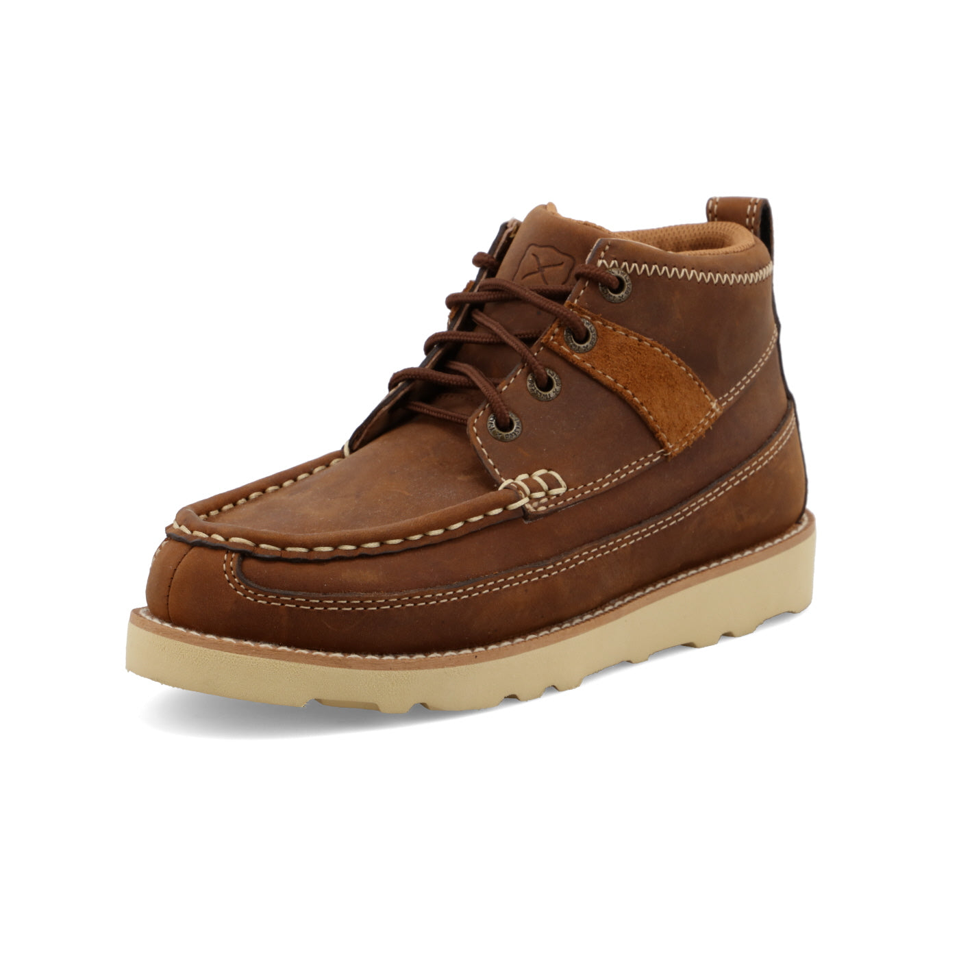 Twisted X Youth Wedge Sole Boot - Oiled Saddle STYLE YCA0001