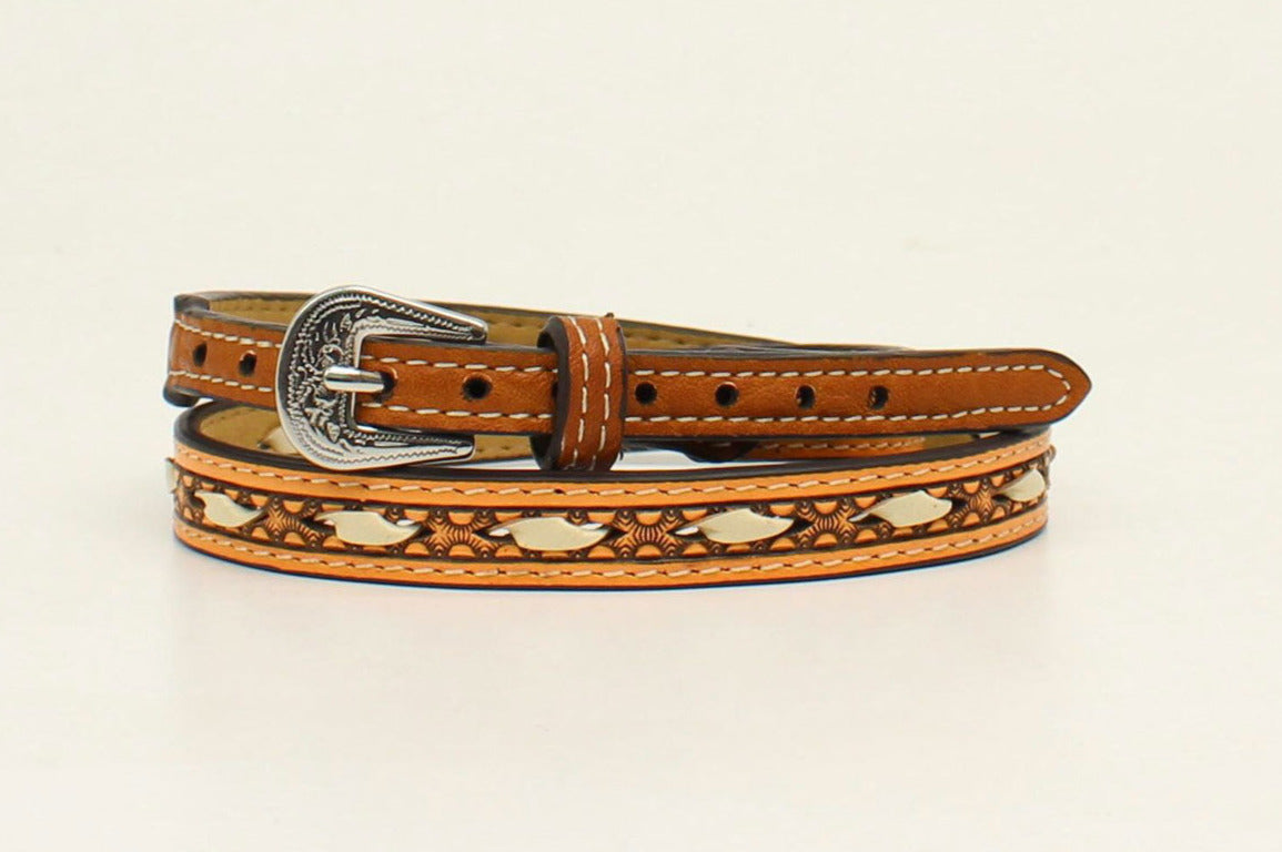 M&F Western Products Leather Tooled Hatband STYLE 0204608