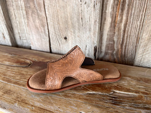 Roper Women's Tooled Leather Sandal STYLE 21-0607-3733
