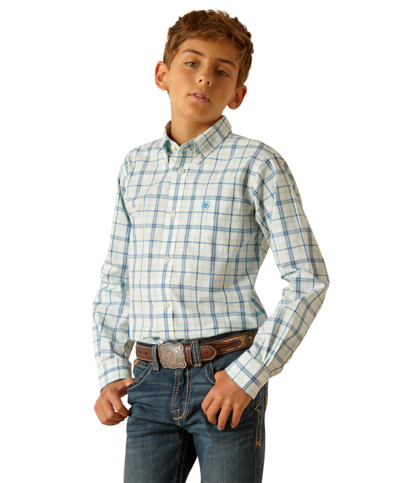Ariat Boy's Long Sleeve Classic Fit Shirt  STYLE 10048657