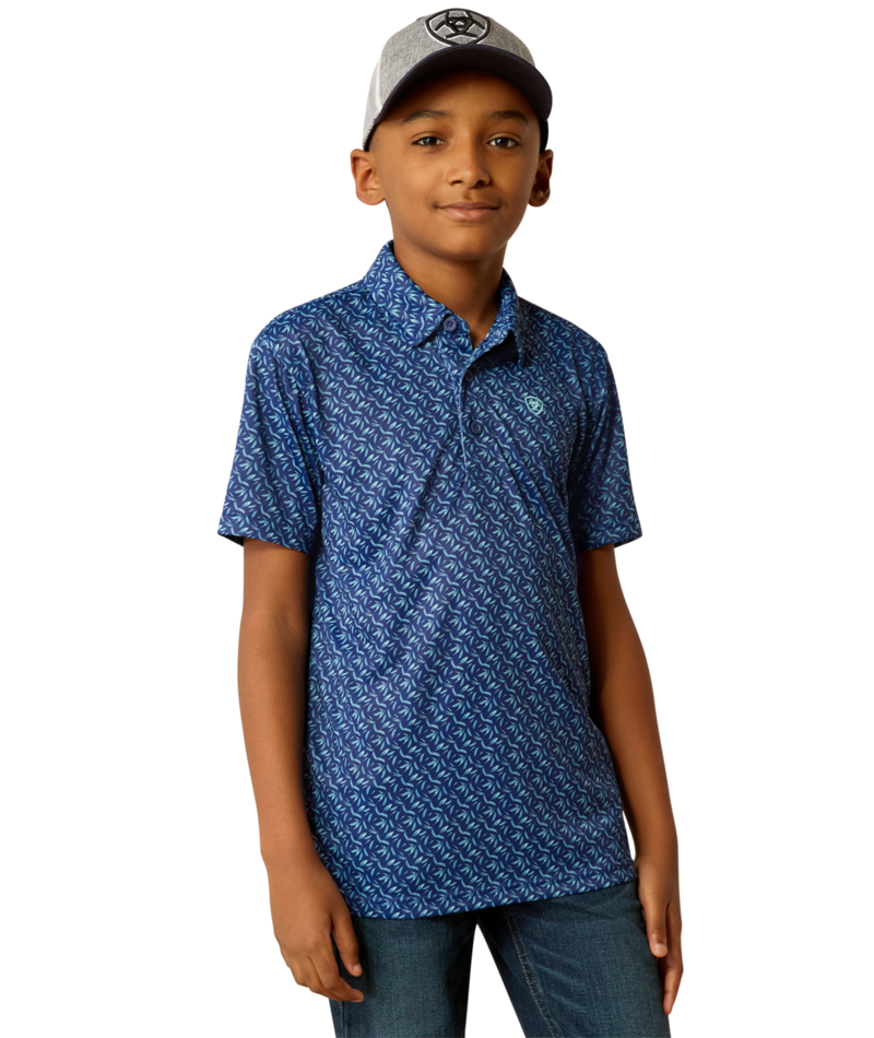 Ariat Boy's Short Sleeve Polo Shirt STYLE 10055423