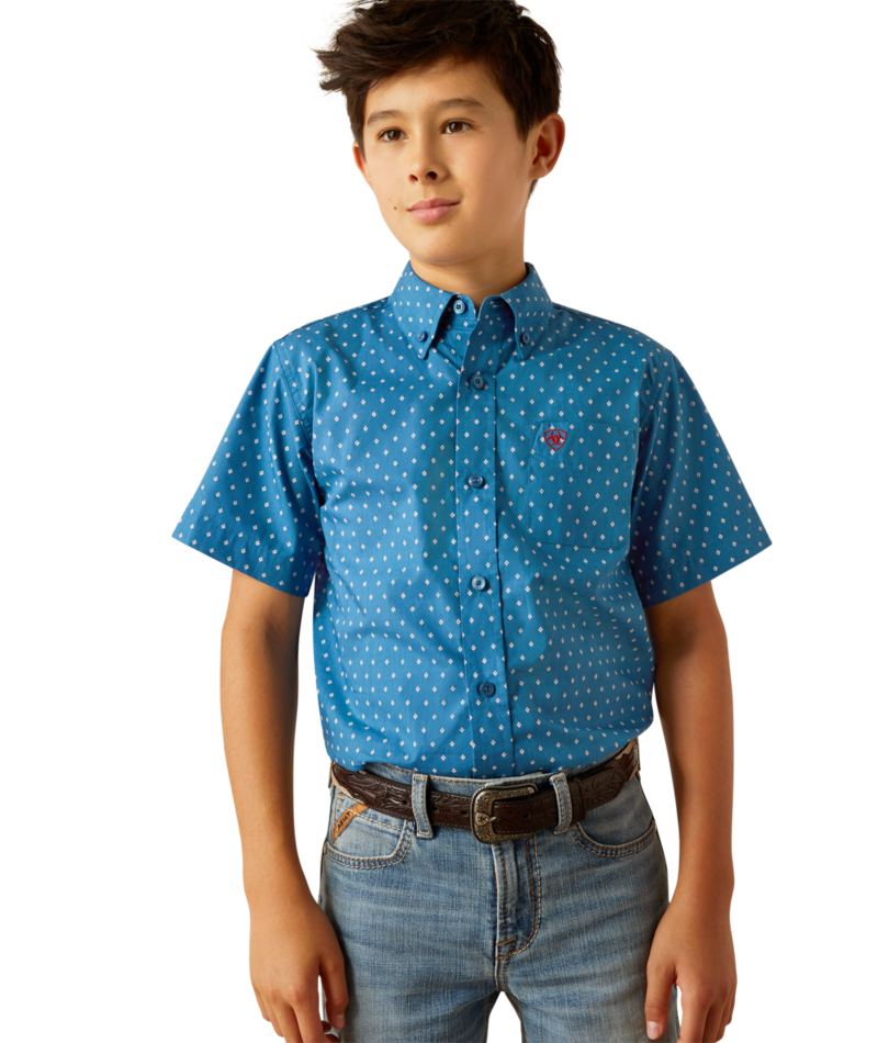 Ariat Boy's Short Sleeve Shirt STYLE 10058704