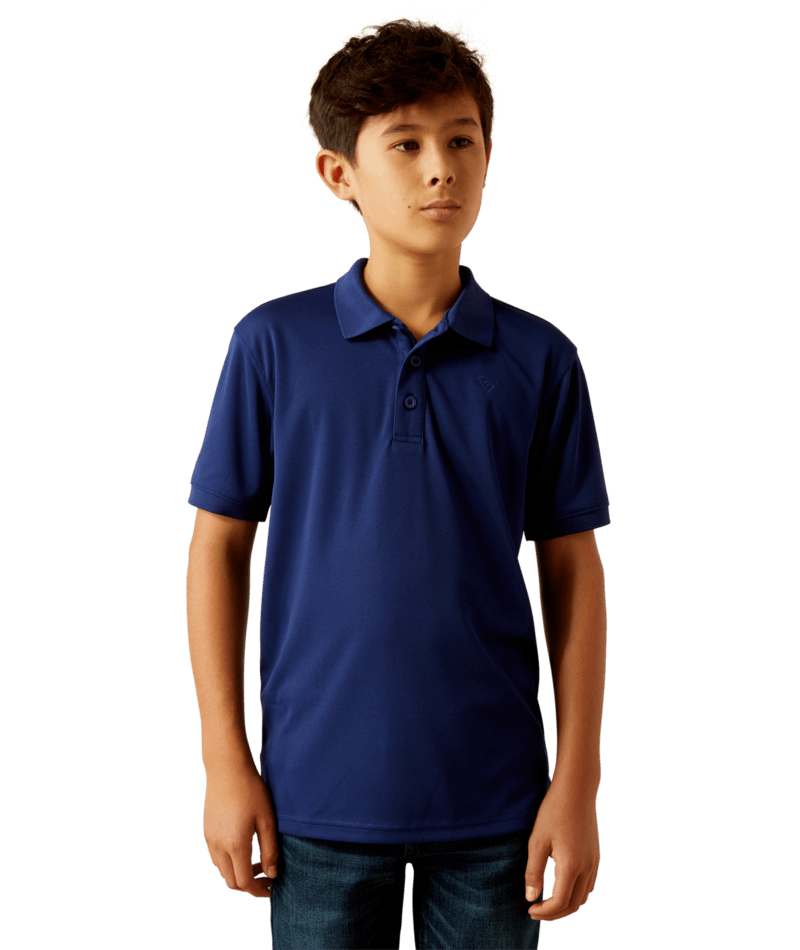Ariat Boy's Short Sleeve Polo Shirt STYLE 10058807