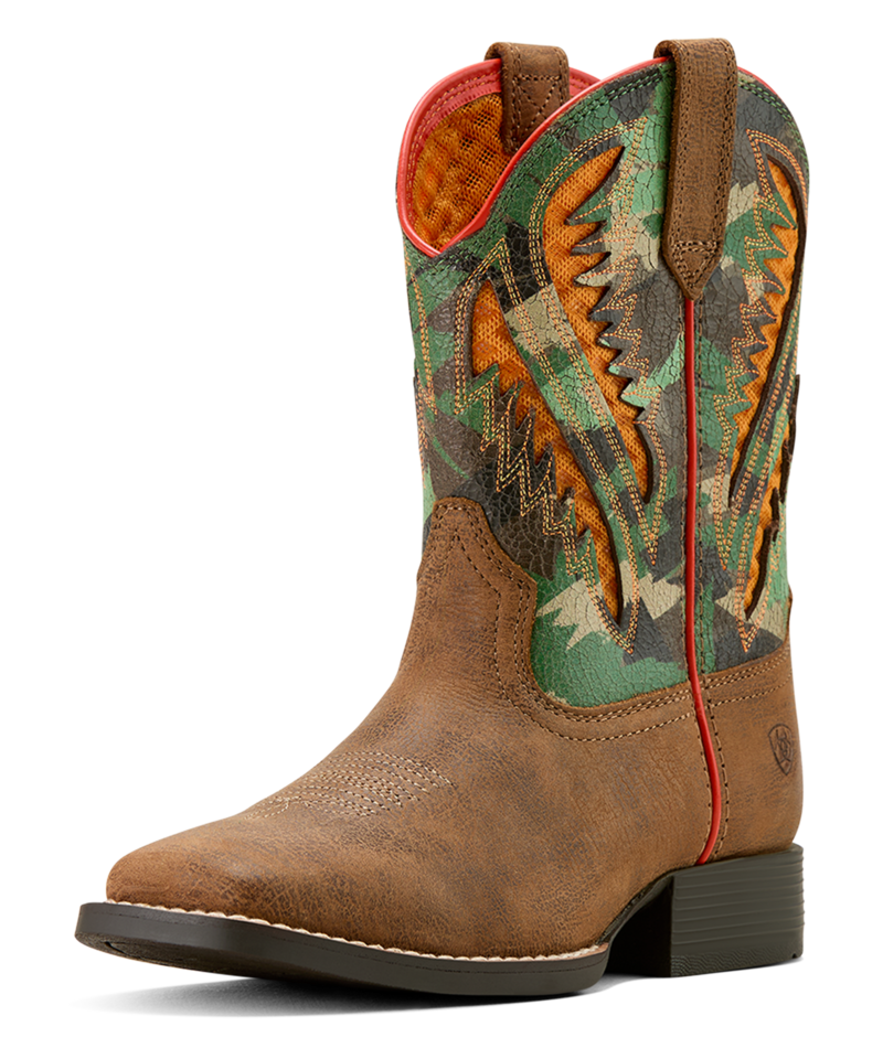 Ariat Youth VentTek Camo Square Toe Boot STYLE 10061193