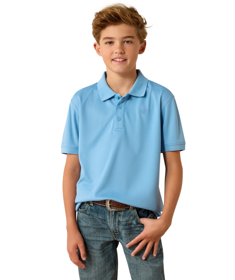 Ariat Boy's Short Sleeve Polo Shirt STYLE 10071422