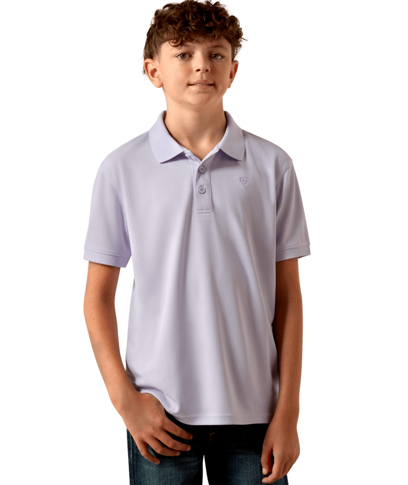 Ariat Boy's Short Sleeve Polo Shirt STYLE 10073485