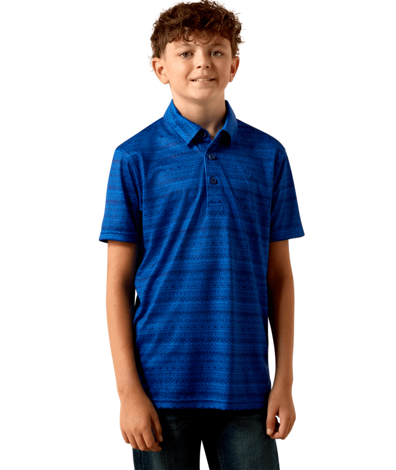 Ariat Boy's Short Sleeve Polo Shirt STYLE 10073490