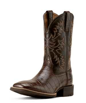Ariat Men's Crocodile Print Square Toe Boot STYLE 10074167
