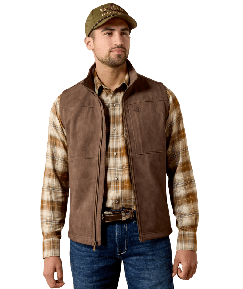 Ariat Men's Faux Leather Vest STYLE 10079403