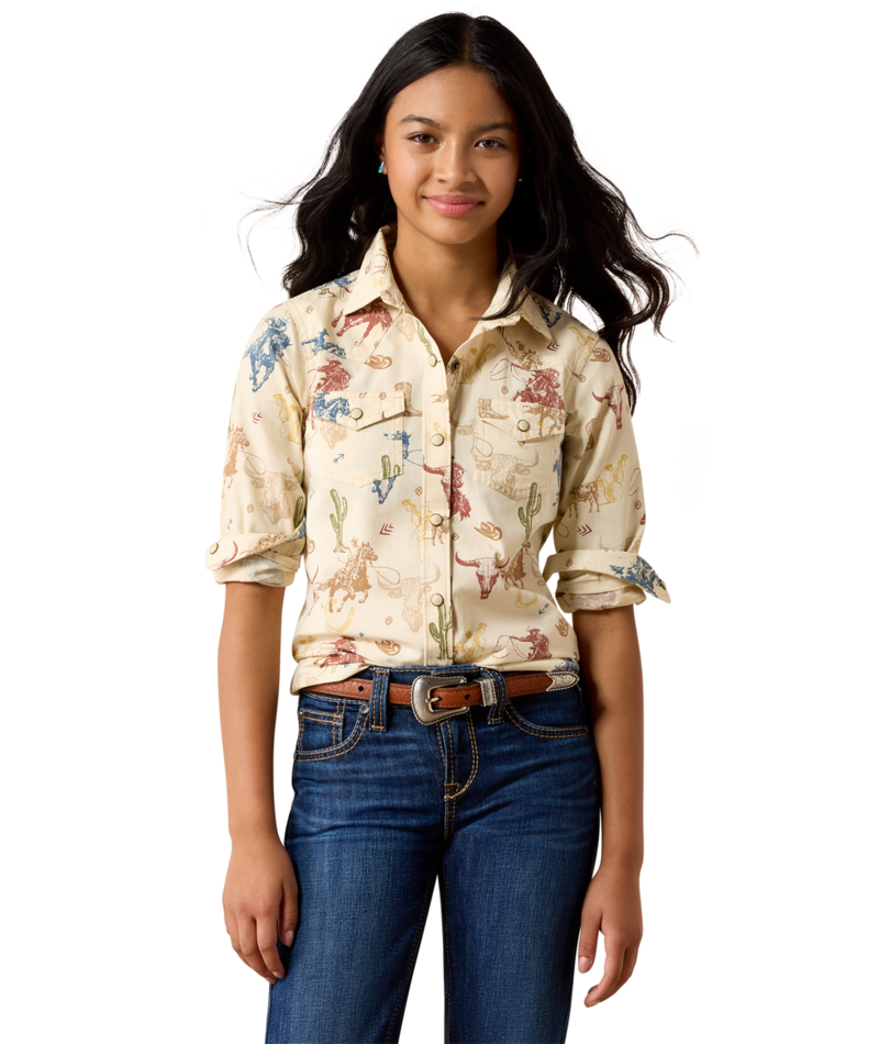 Ariat Girl's Long Sleeve Shirt STYLE 10079597