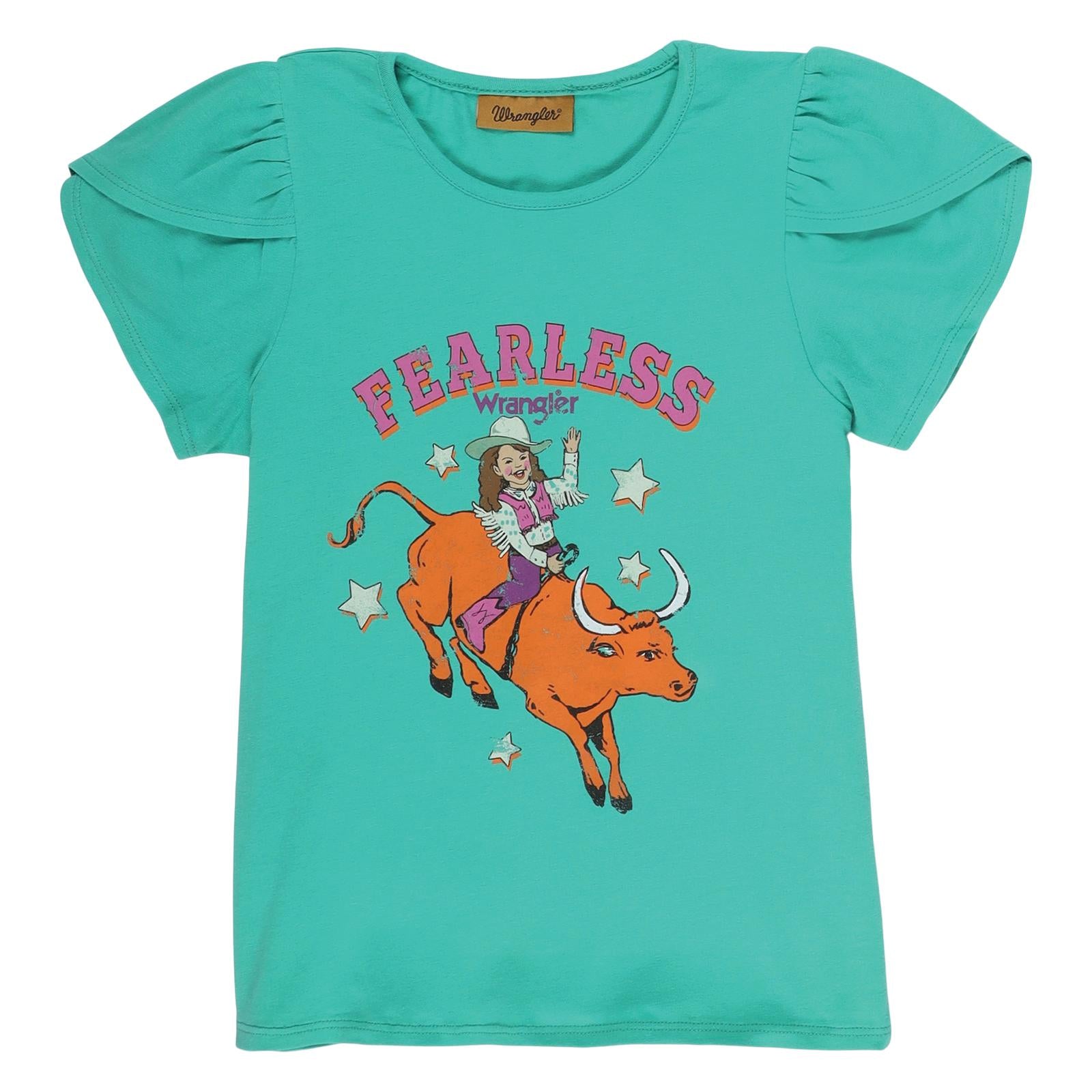 Wrangler Girl's Short Sleeve Knit Top STYLE 112329222