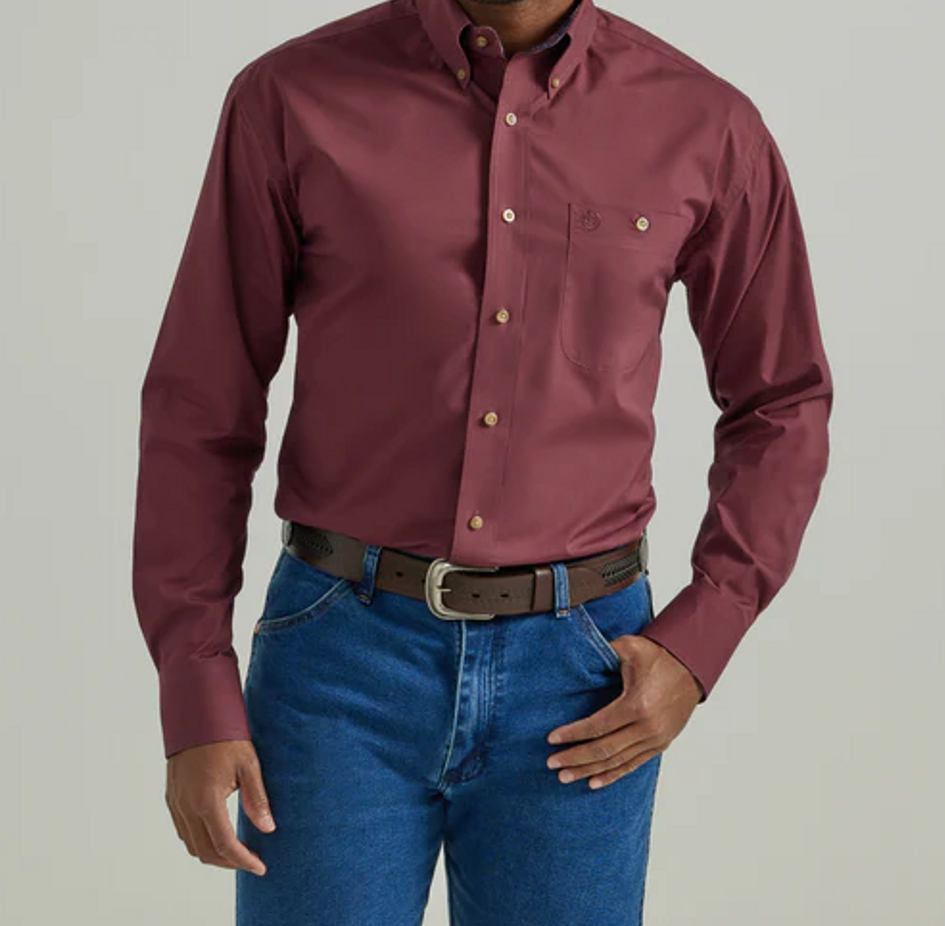 Wrangler George Strait Men's Long Sleeve Shirt STYLE 112331812