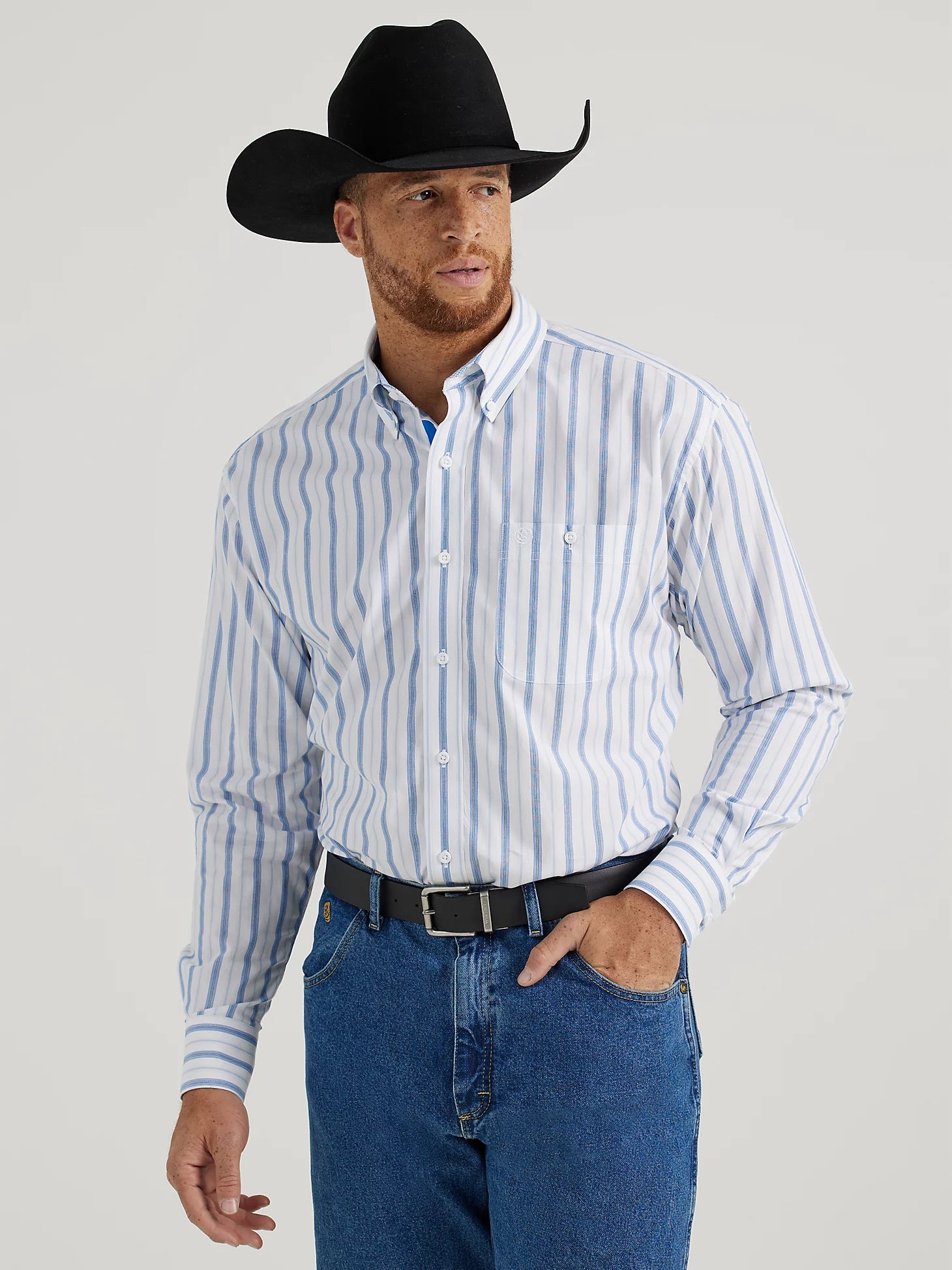 Wrangler George Strait Collection Men's Long Sleeve Shirt STYLE 112344872