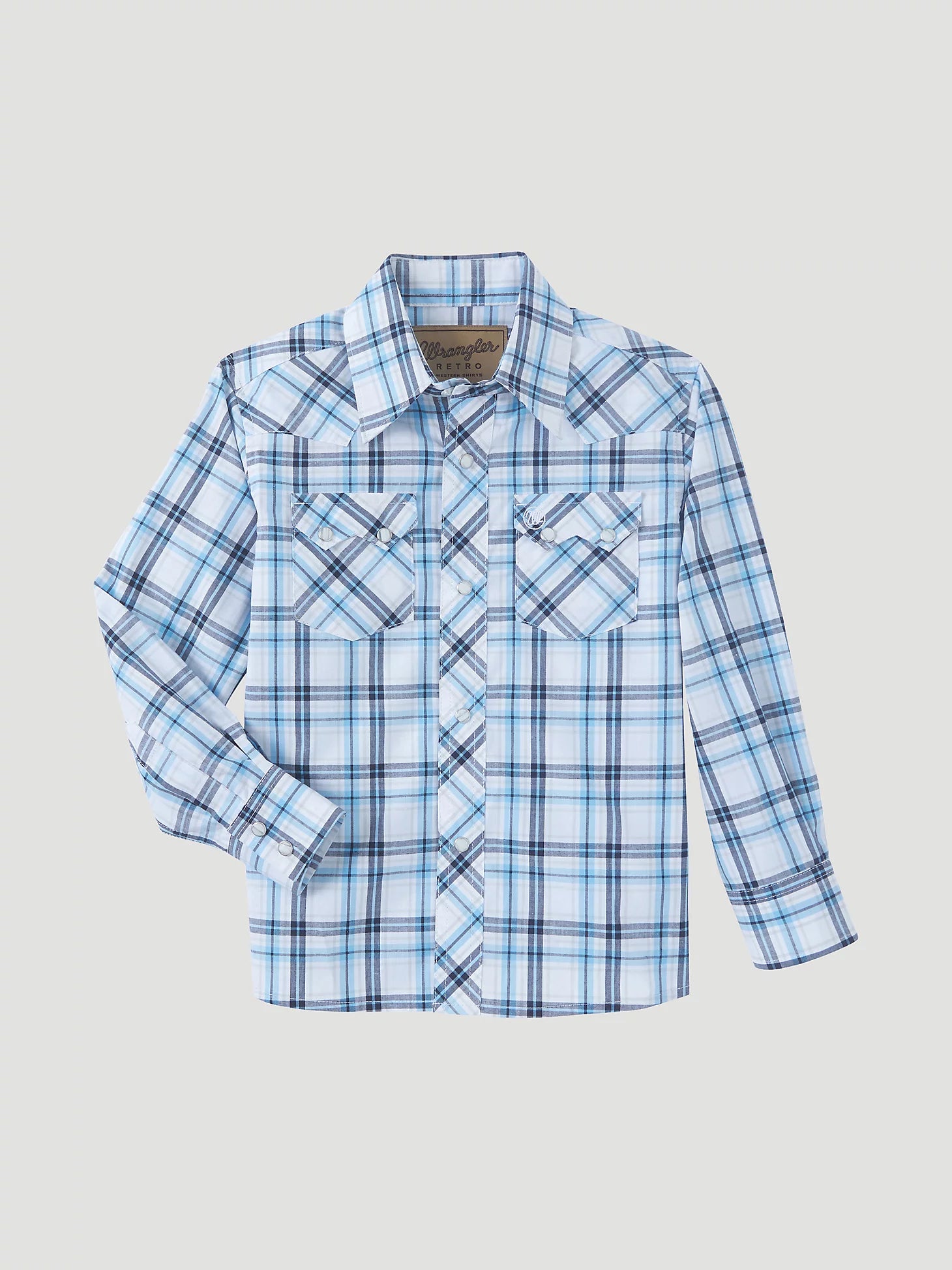 Wrangler Retro Boy's Western Long Sleeve Shirt STYLE 112347313