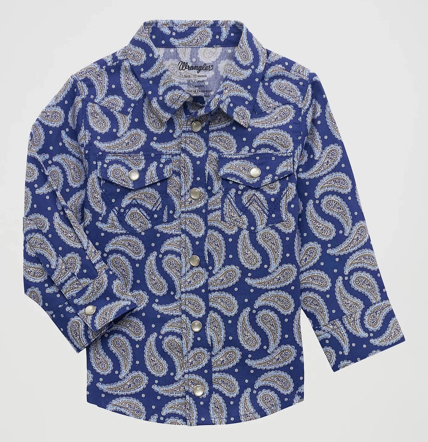 Wrangler Infant/Toddler Boy's Long Sleeve Shirt STYLE 112355415