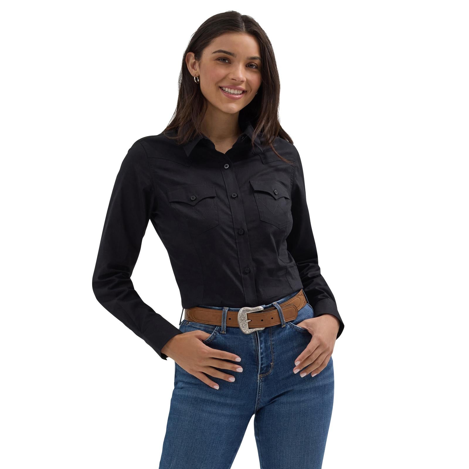 Wrangler Retro® Women's Long Sleeve Shirt STYLE 112358012