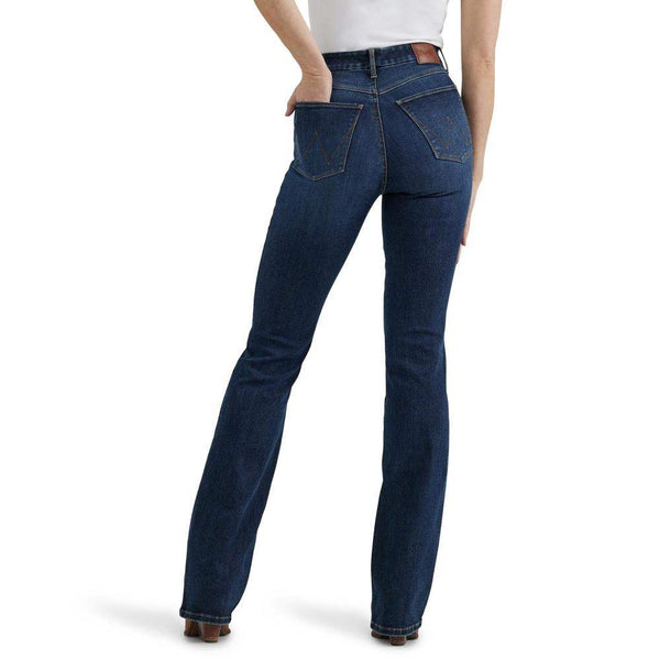 【HI FI FNK】(W) Strength Boots-cut Denim Wrangler Women's High Rise Boot Cut Jean STYLE 112359277