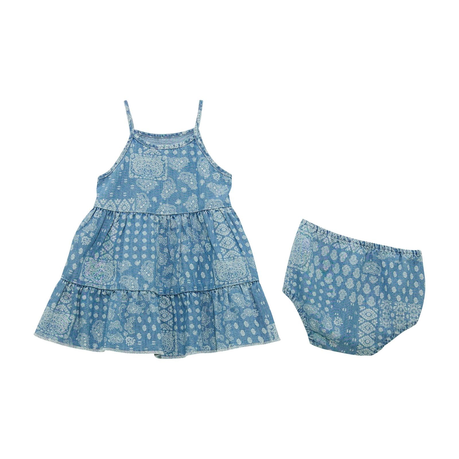 Wrangler Infant/Toddler Girl's Denim Dress STYLE 112365076