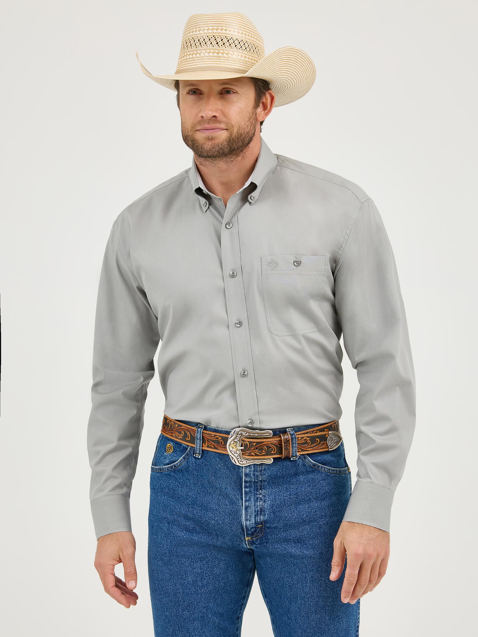 Wrangler George Strait Men's Long Sleeve Shirt STYLE 112365379