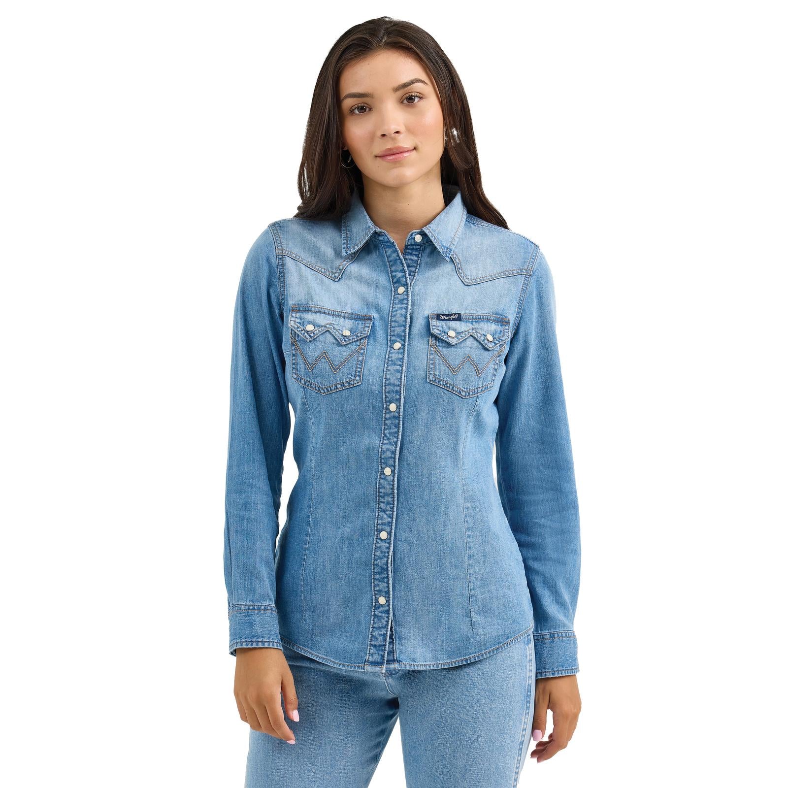 Wrangler Women's Long Sleeve Shirt STYLE 112367313