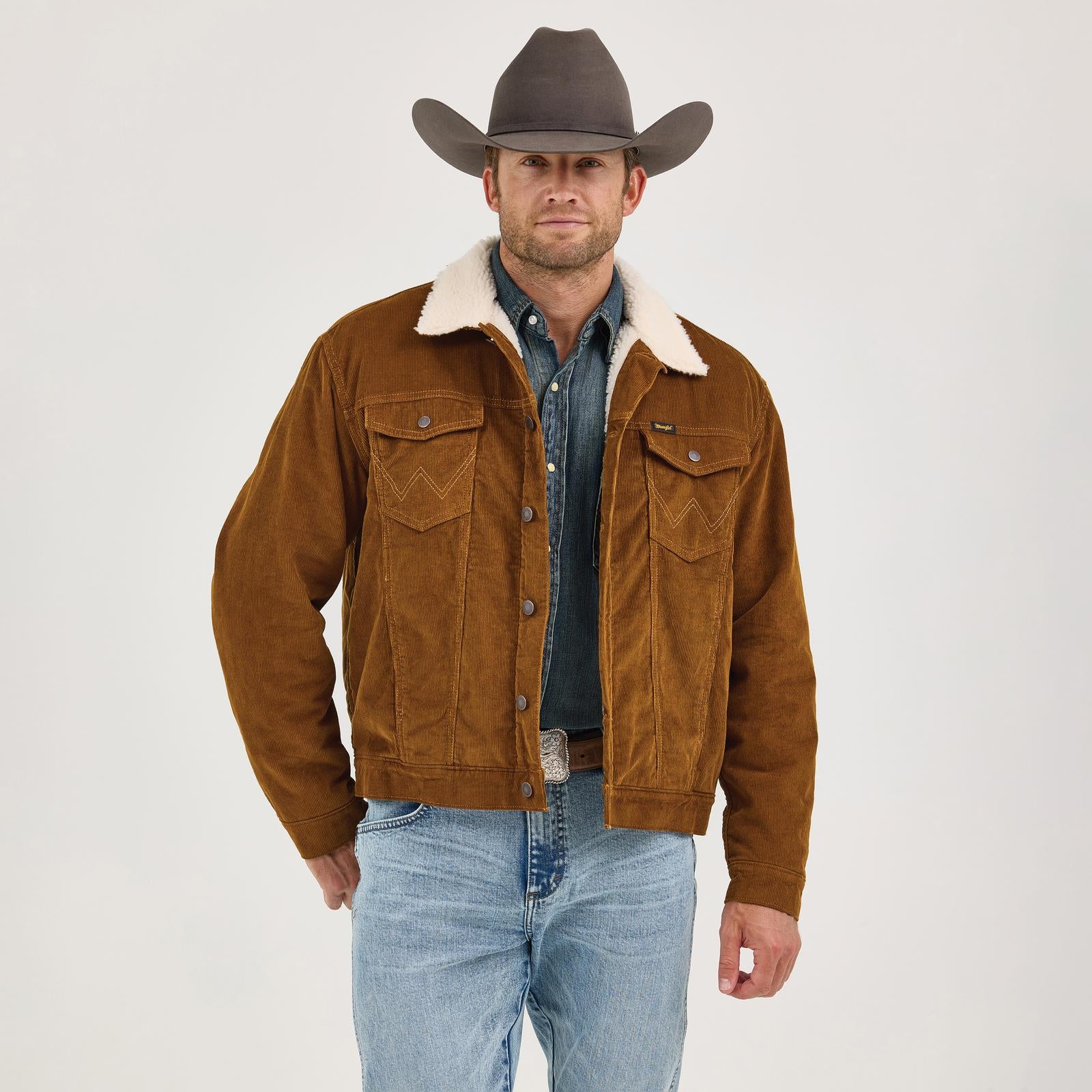 Wrangler Sherpa Lined Corduroy Jacket STYLE 112367603
