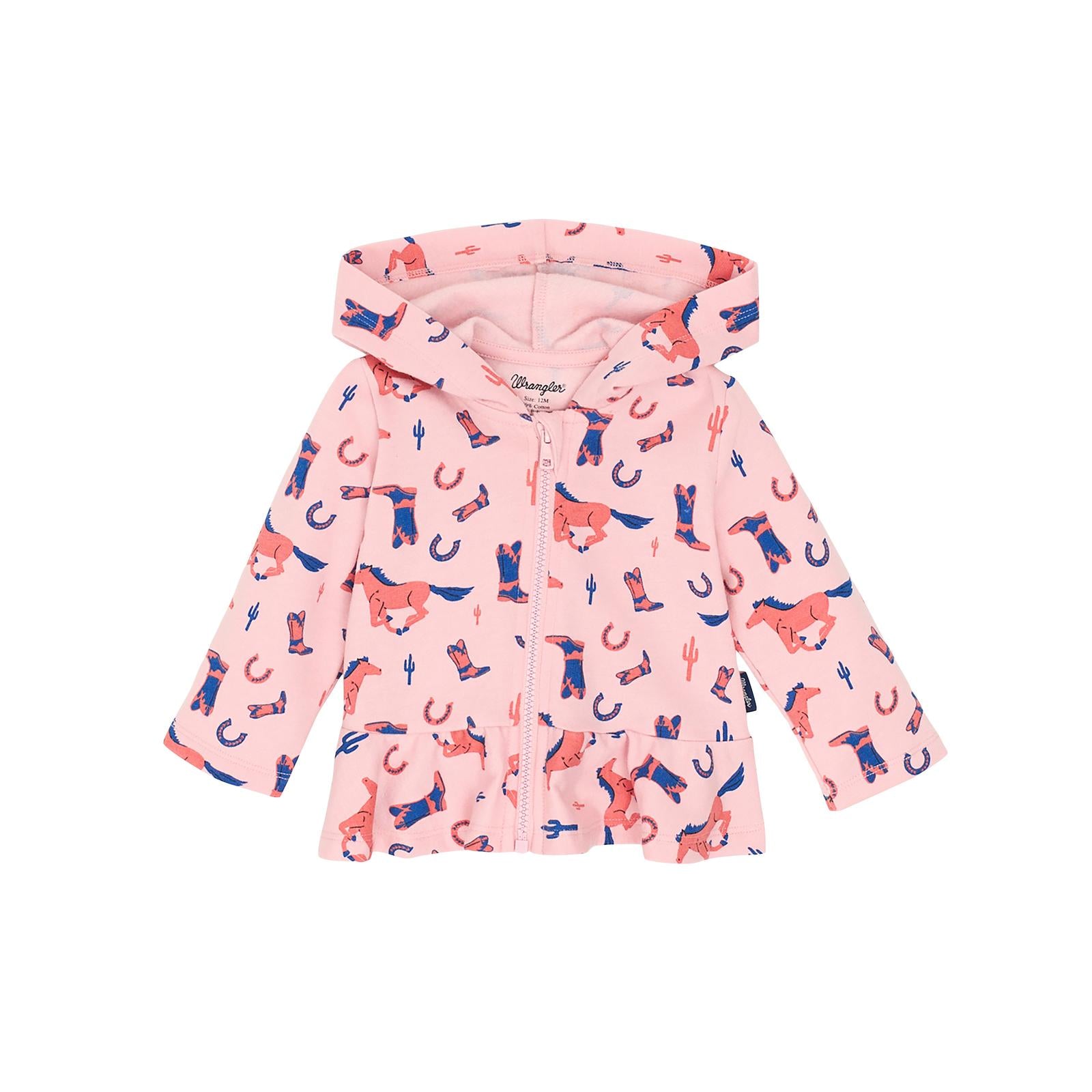 Wrangler Infant/Toddler Girls's Fleece Zip Up STYLE 112367896