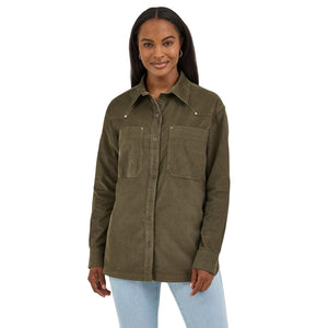 Wrangler Women's Corduroy Western Snap Shirt  STYLE 112371673