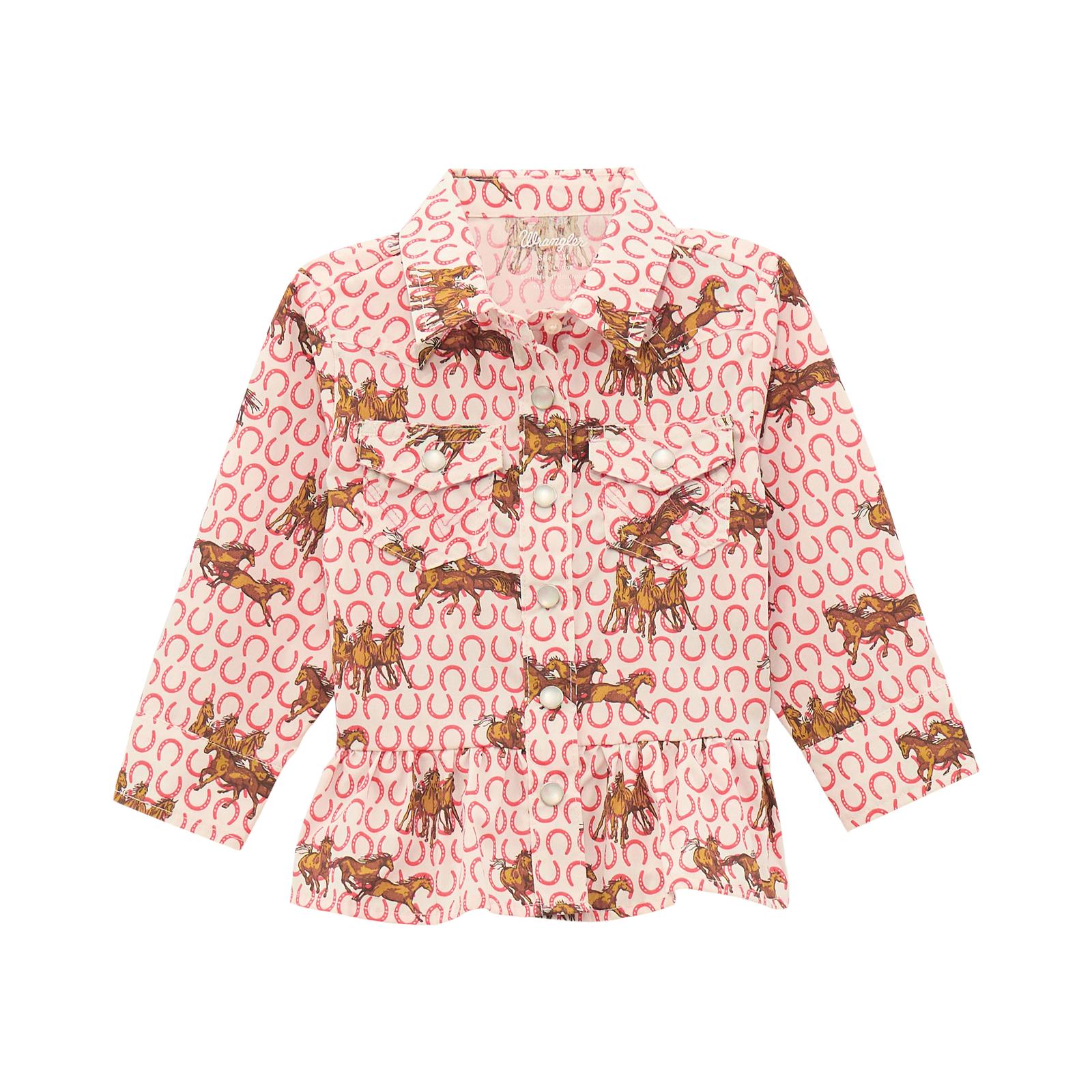 Wrangler Infant/Toddler Girl's long Sleeve Shirt STYLE 112371918