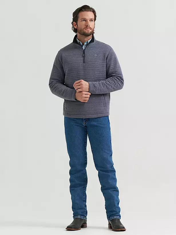 Wrangler George Strait Quarter Zip Quilted Pullover STYLE 112381929