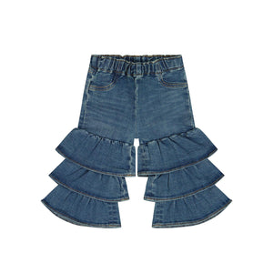 Wrangler Infant/Toddler Girl's Tiered Flare Jeans STYLE 112382701