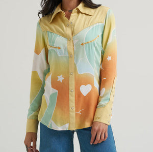 Wrangler Lainey Wilson Women's Long Sleeve Blouse STYLE 112382833