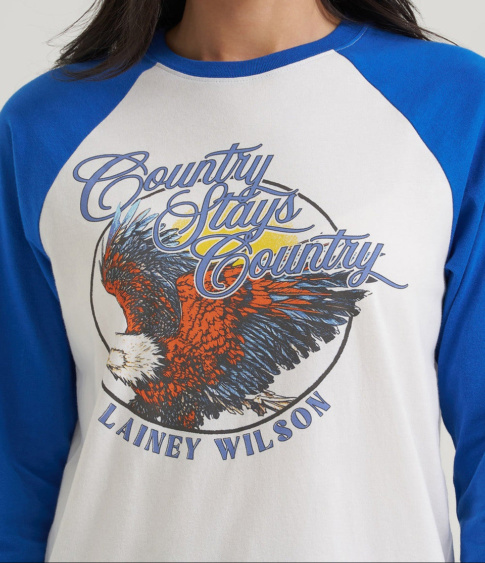 Wrangler Laniey Wilson Women's Baseball Tee STYLE 112382834