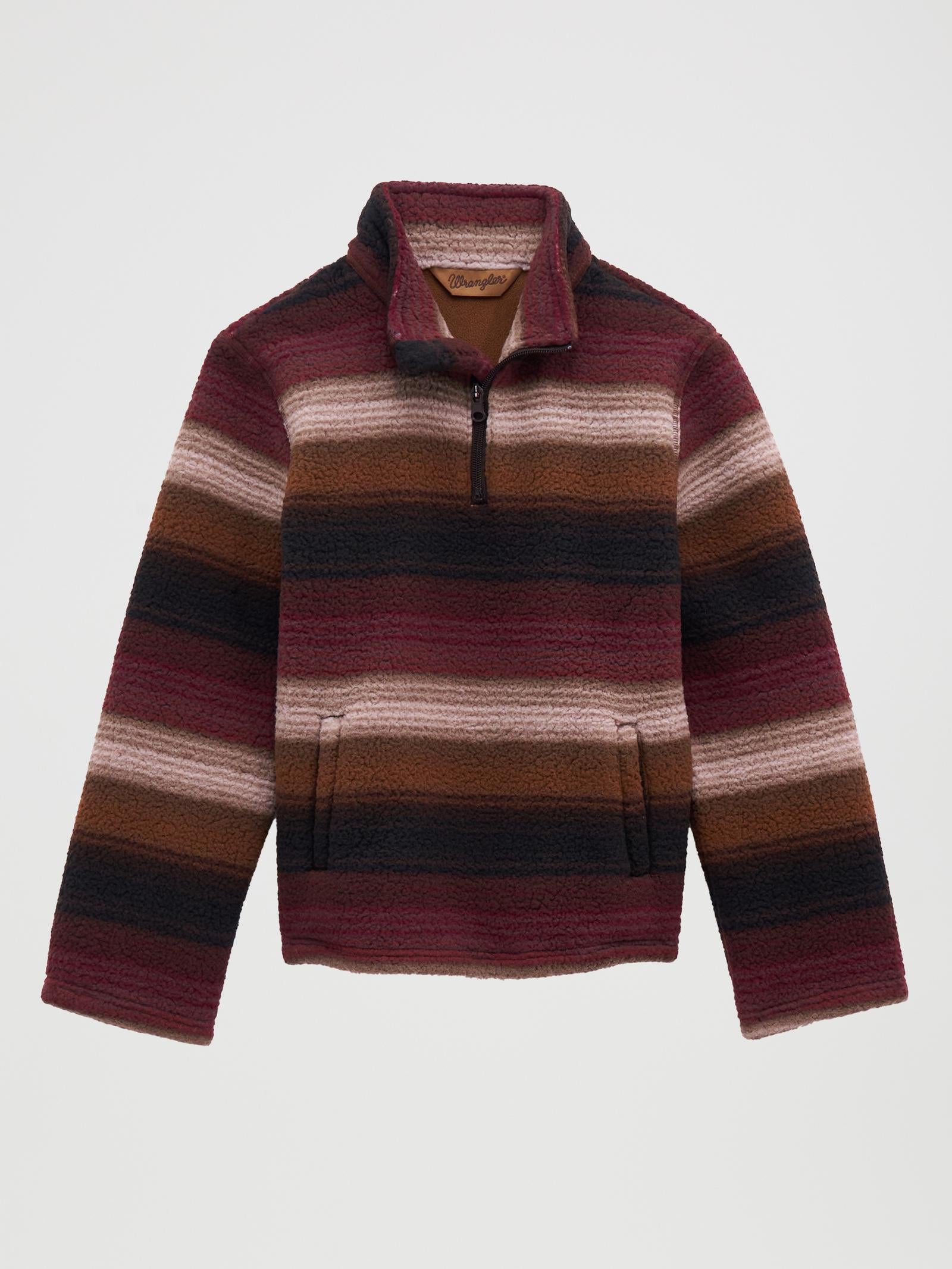 Wrangler Boy's 1/4 Zip Sherpa Pullover  STYLE 112382926