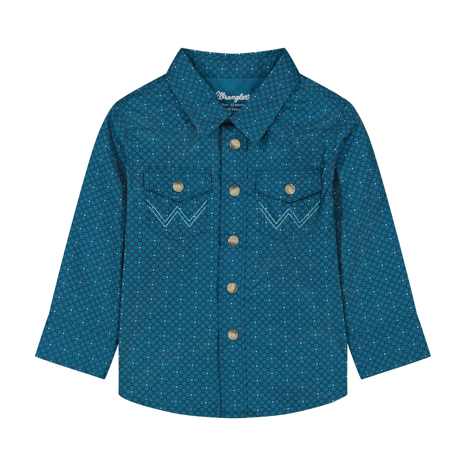 Wrangler Infant/Toddler Boy's Long Sleeve Shirt STYLE 112384732