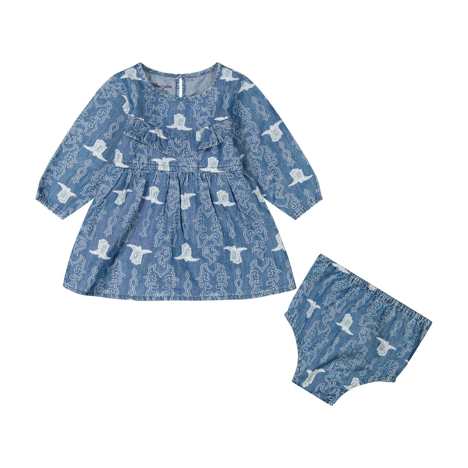 Wrangler Infant/Toddler Girl's Denim Dress  STYLE 112385756