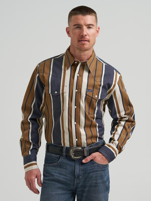 Wrangler Men's Vintage Inspired Brushpopper Long Sleeve Shirt STYLE 112385789