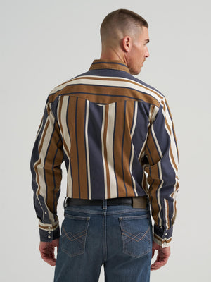 Wrangler Men's Vintage Inspired Brushpopper Long Sleeve Shirt STYLE 112385789