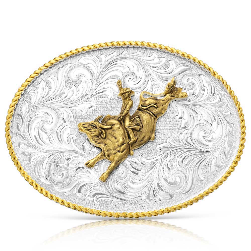 Montana Silversmiths Bull Rider Buckle STYLE 1255-528