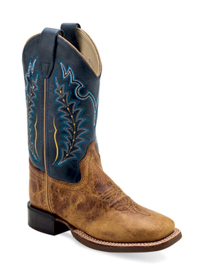 Old West Youth Square Toe Boot STYLE 1960Y
