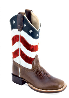 Old West Children's Square Toe Boot STYLE 2015C
