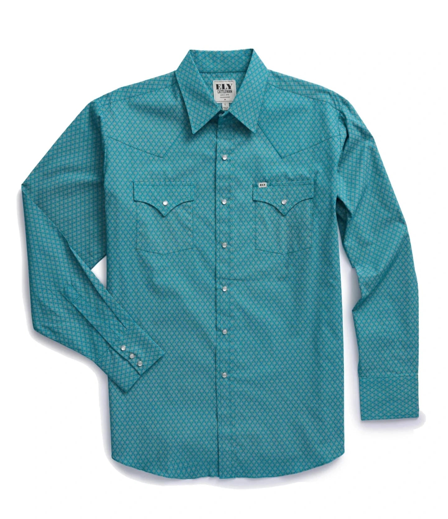 Ely Cattleman Men's Long Sleeve Shirt STYLE 2027105-TL