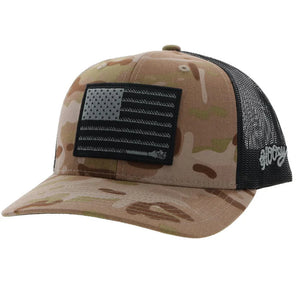 Hooey Men's Camo Cap STYLE 2110T-TNBK